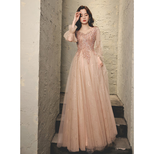 Elegant Temperament Princess Pink Dress